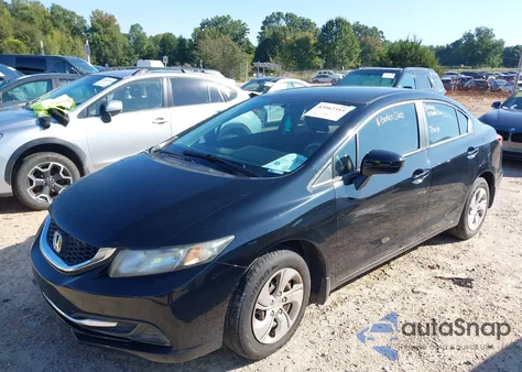 2015 Honda Civic Lx из США, поврежденный, VIN 2HGFB2F52FH555928